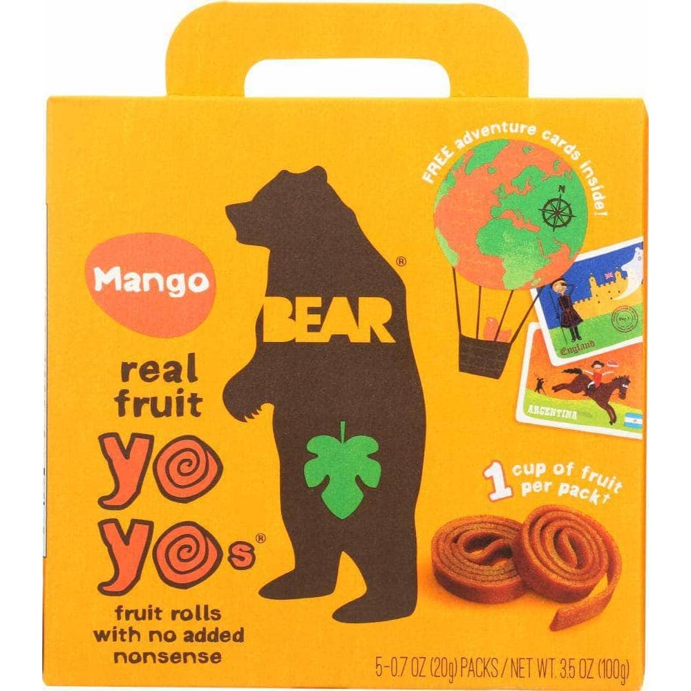 Bear Bear Yoyo Mango Fruit Rolls 3.5 Oz