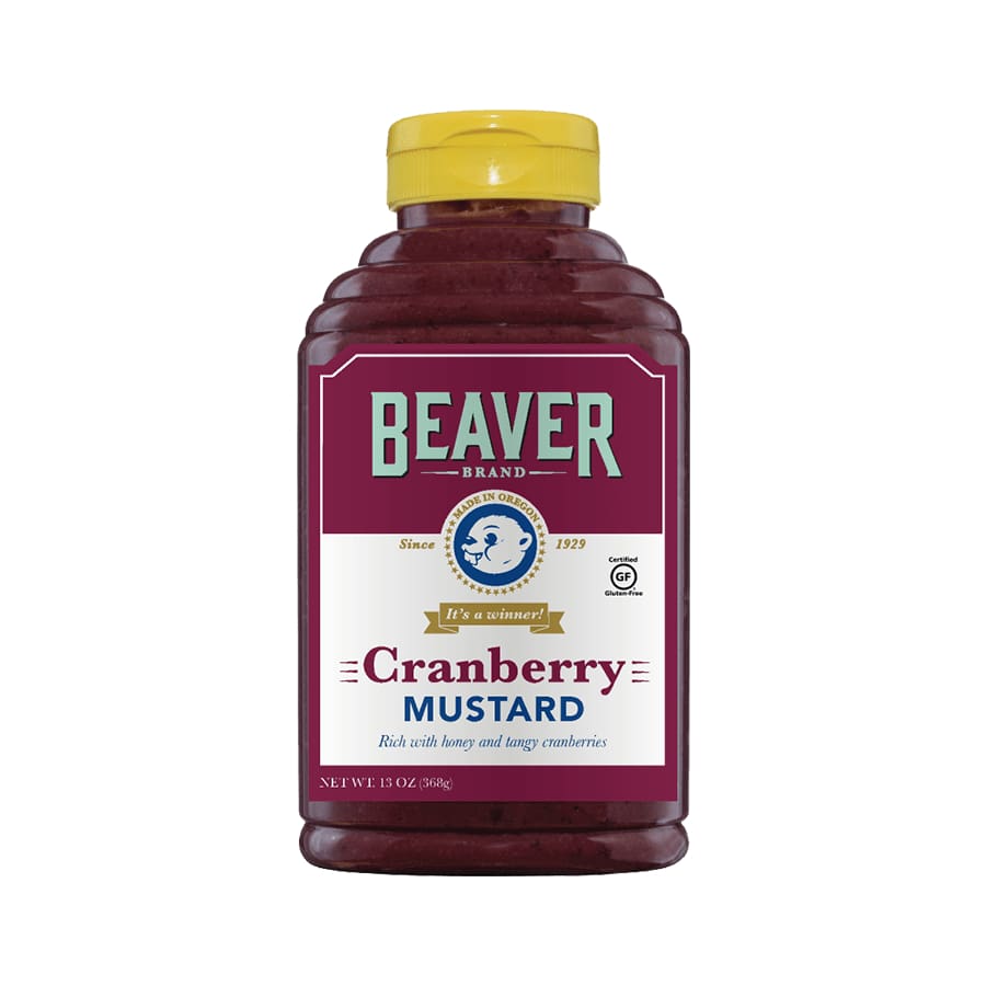 BEAVER BEAVER Mustard Sqz Cranbry, 13 oz