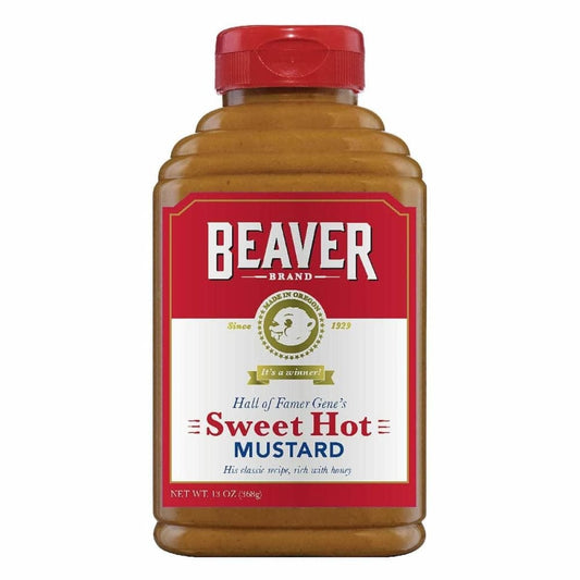 BEAVER BEAVER Mustard Sqz Sweet Hot, 13 oz