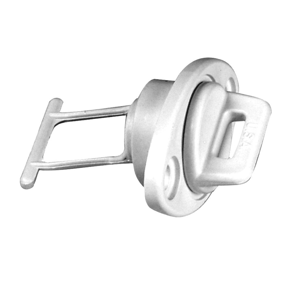 Beckson 1 Drain Plug Screw Type w/ Gasket - White (Pack of 4) - Marine Plumbing & Ventilation | Fittings - Beckson Marine