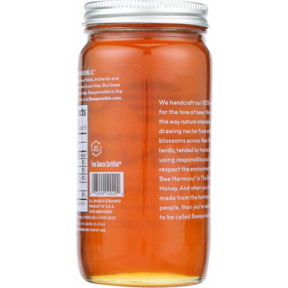 Bee Harmony Bee Harmony Honey New York Local Honey, 12 oz