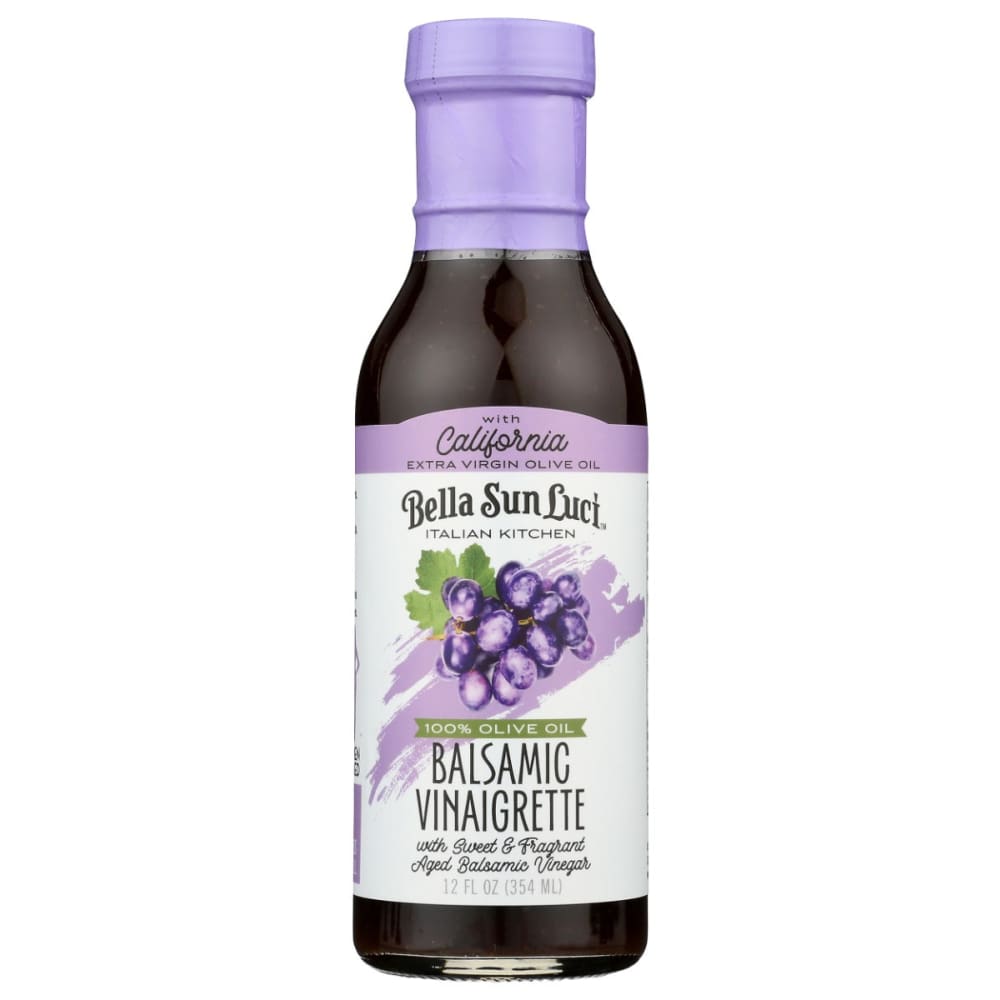 BELLA SUN LUCI: Vinaigrette Balsamic 12 oz (Pack of 4) - BELLA SUN LUCI