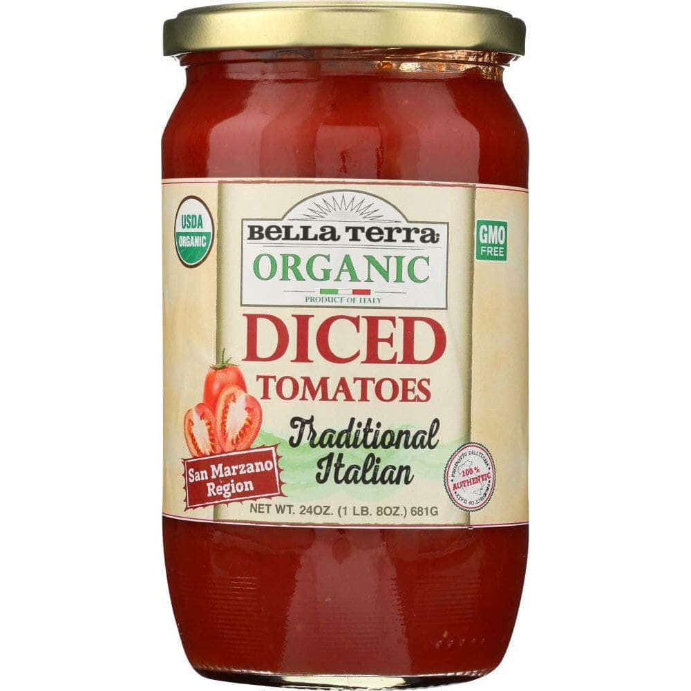 Bella Terra Bella Terra Diced Italian Plum Tomatoes, 24 oz