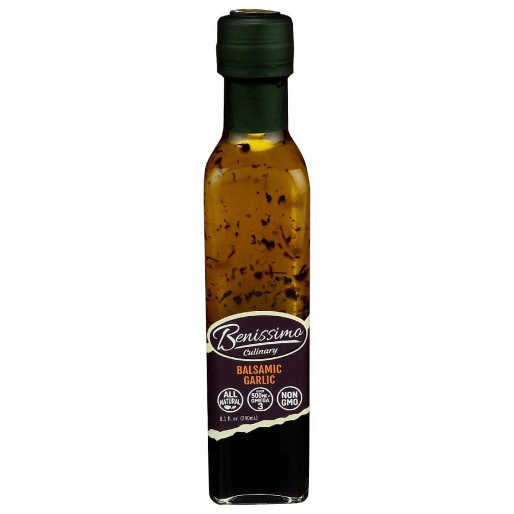 BENISSIMO Grocery > Cooking & Baking > Cooking Oils & Sprays BENISSIMO Balsamic Garlic Oil, 8.1 oz