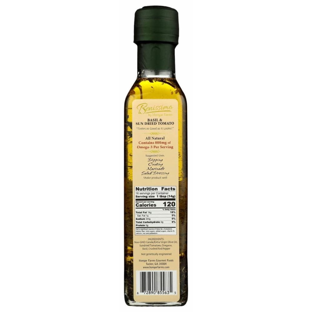 BENISSIMO Grocery > Cooking & Baking > Cooking Oils & Sprays BENISSIMO Basil Sun Dried Tomato, 8.1 oz