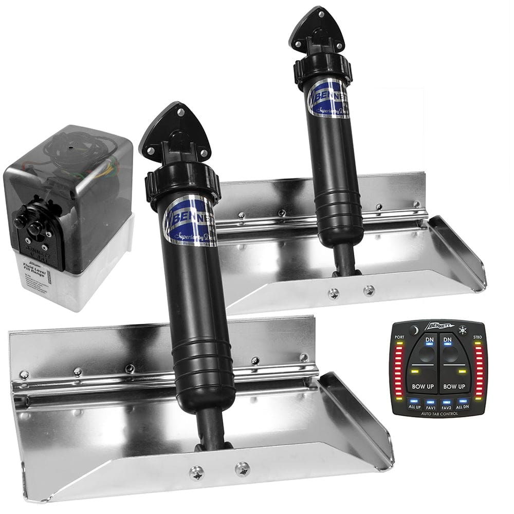 Bennett Marine 12x9 Performance Sport Tab System - Boat Outfitting | Trim Tabs - Bennett Marine