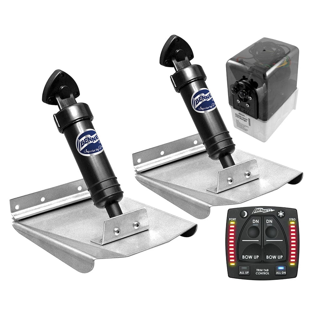 Bennett Marine M80 Sport Tab System w/ One Box Indication - Boat Outfitting | Trim Tabs - Bennett Marine