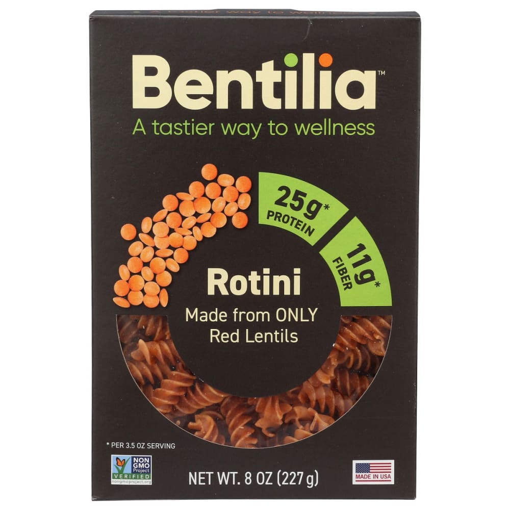 BENTILIA: Red Lentil Rotini 8 oz - Grocery > Meal Ingredients > Noodles & Pasta - BENTILIA