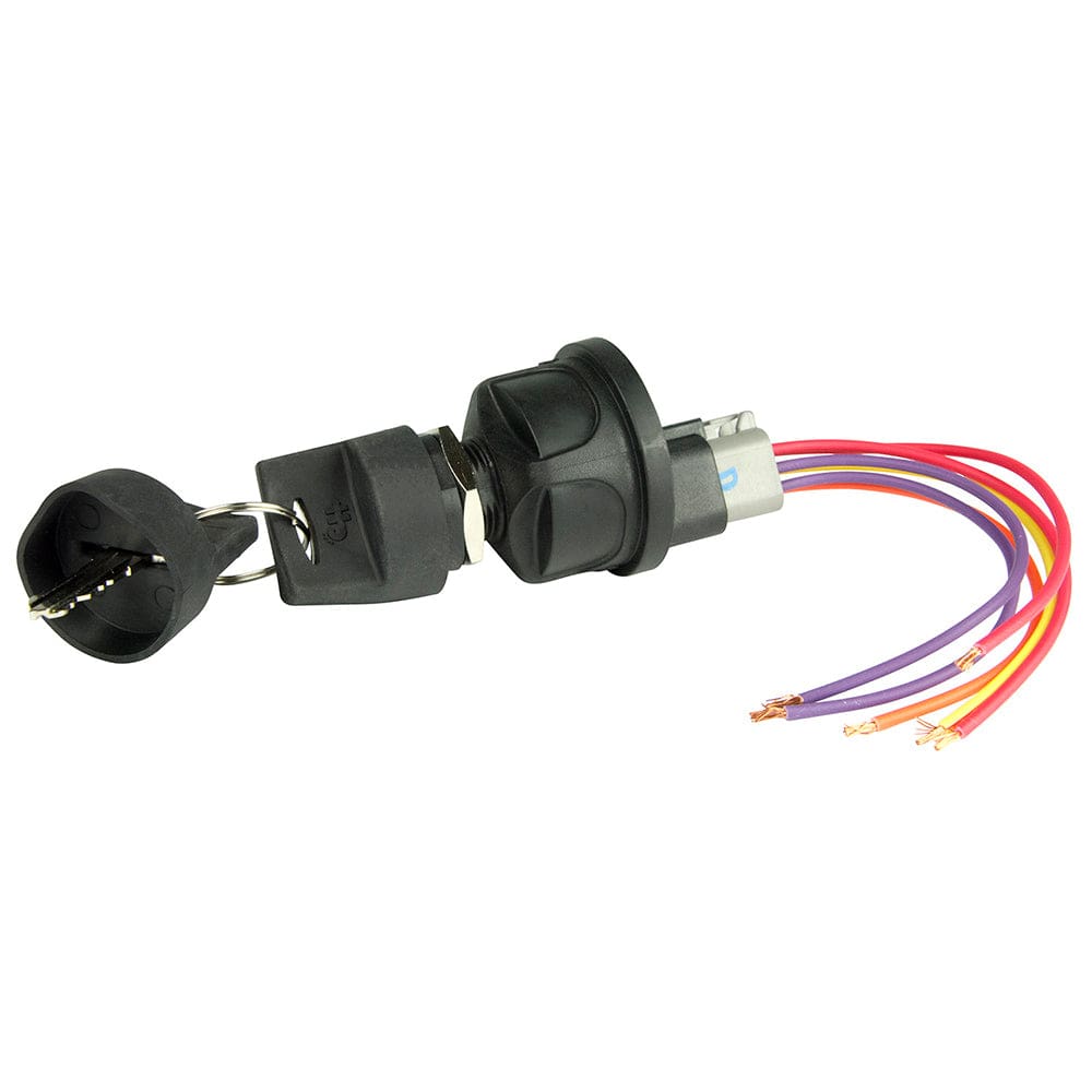 BEP 4-Position Sealed Nylon Ignition Switch - Accessory/ OFF/ Ignition & Accessory/ Start - Electrical | Switches & Accessories - BEP Marine
