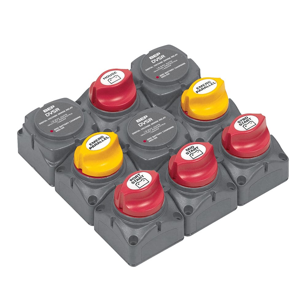 BEP Battery Distribution Cluster f/ Triple Outboard Engine w/ Four Battery Banks - Electrical | Battery Management - BEP Marine