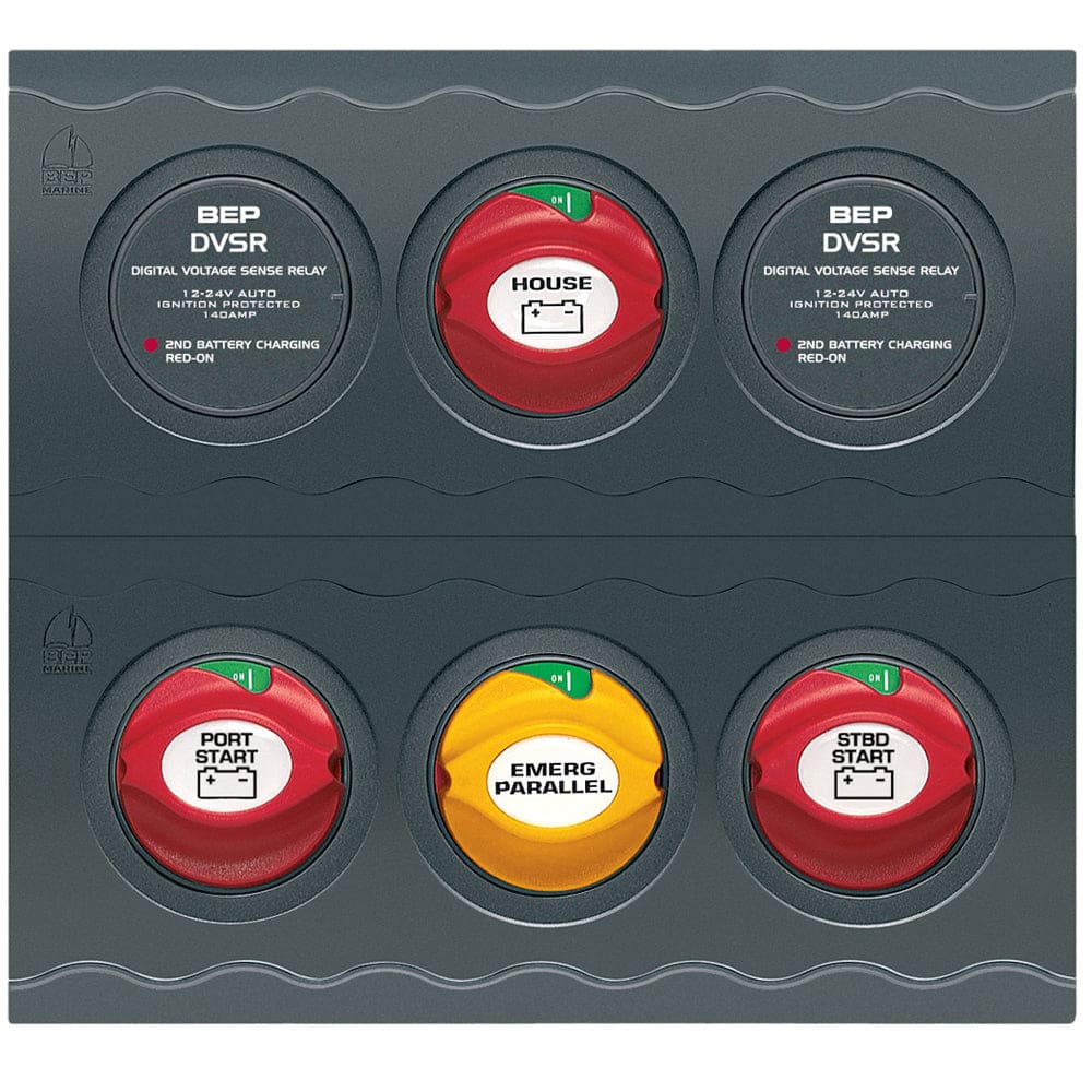 BEP Battery Management Contour Connect Panel f/ Twin Engines w/ VSR’s - Electrical | Battery Management - BEP Marine