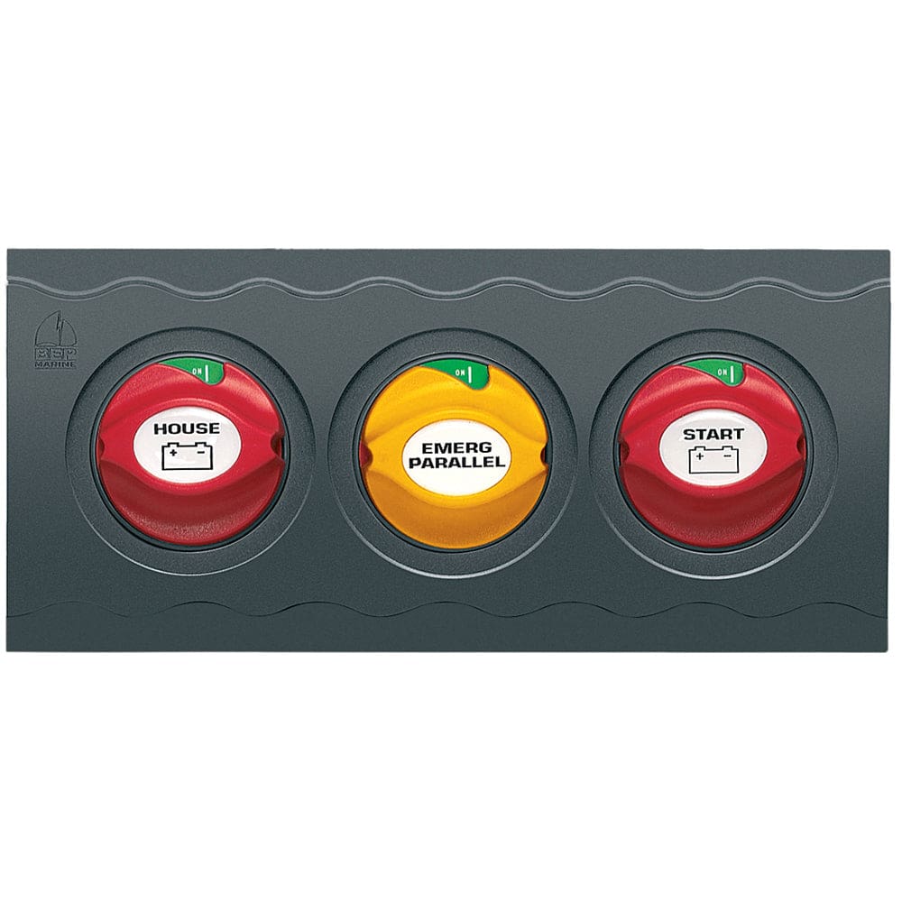 BEP Contour Connect 3 Battery Switch Panel w/ 3 Disconnects - Electrical | Battery Management - BEP Marine