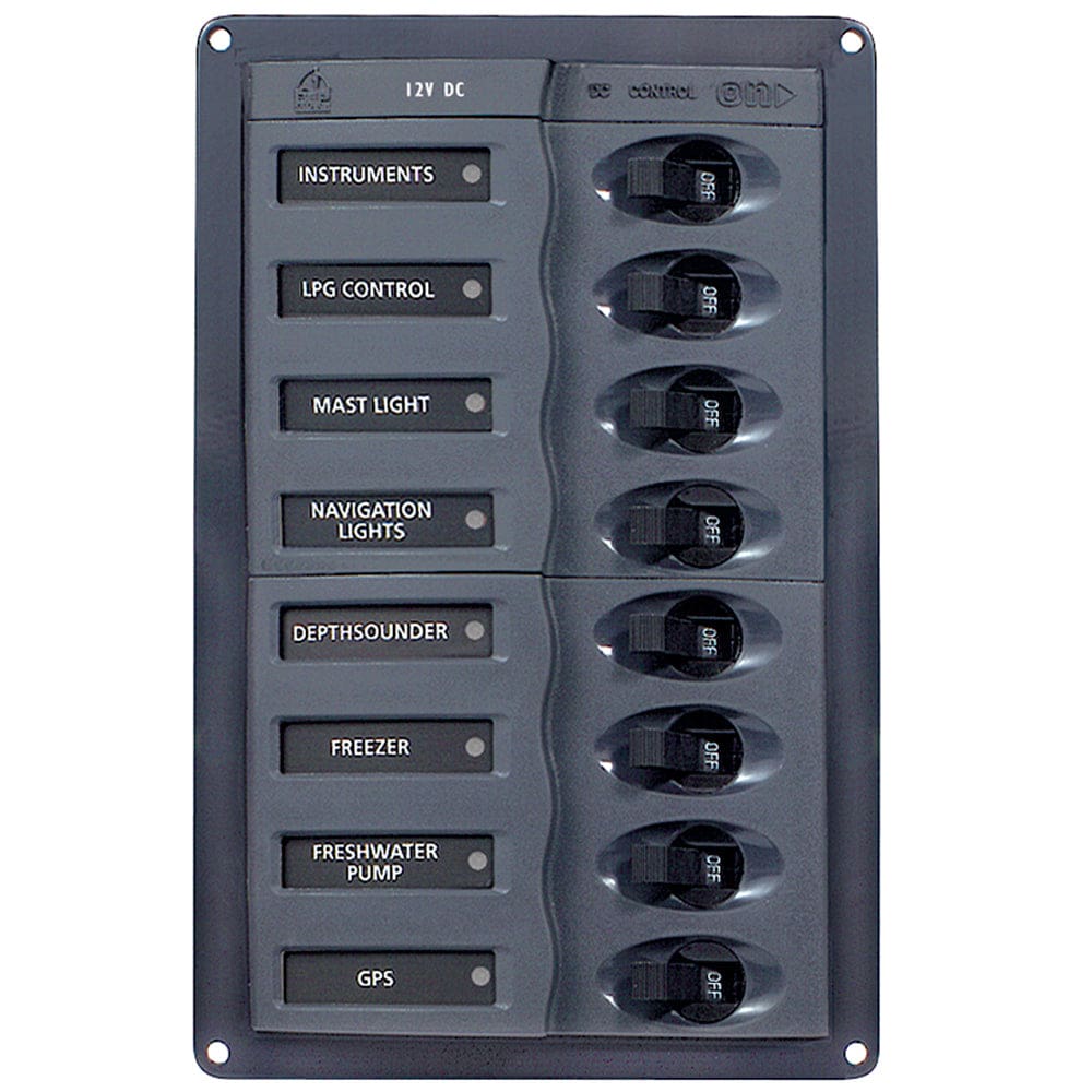 BEP DC Panel - 8-Way - Vertical - Electrical | Electrical Panels - BEP Marine