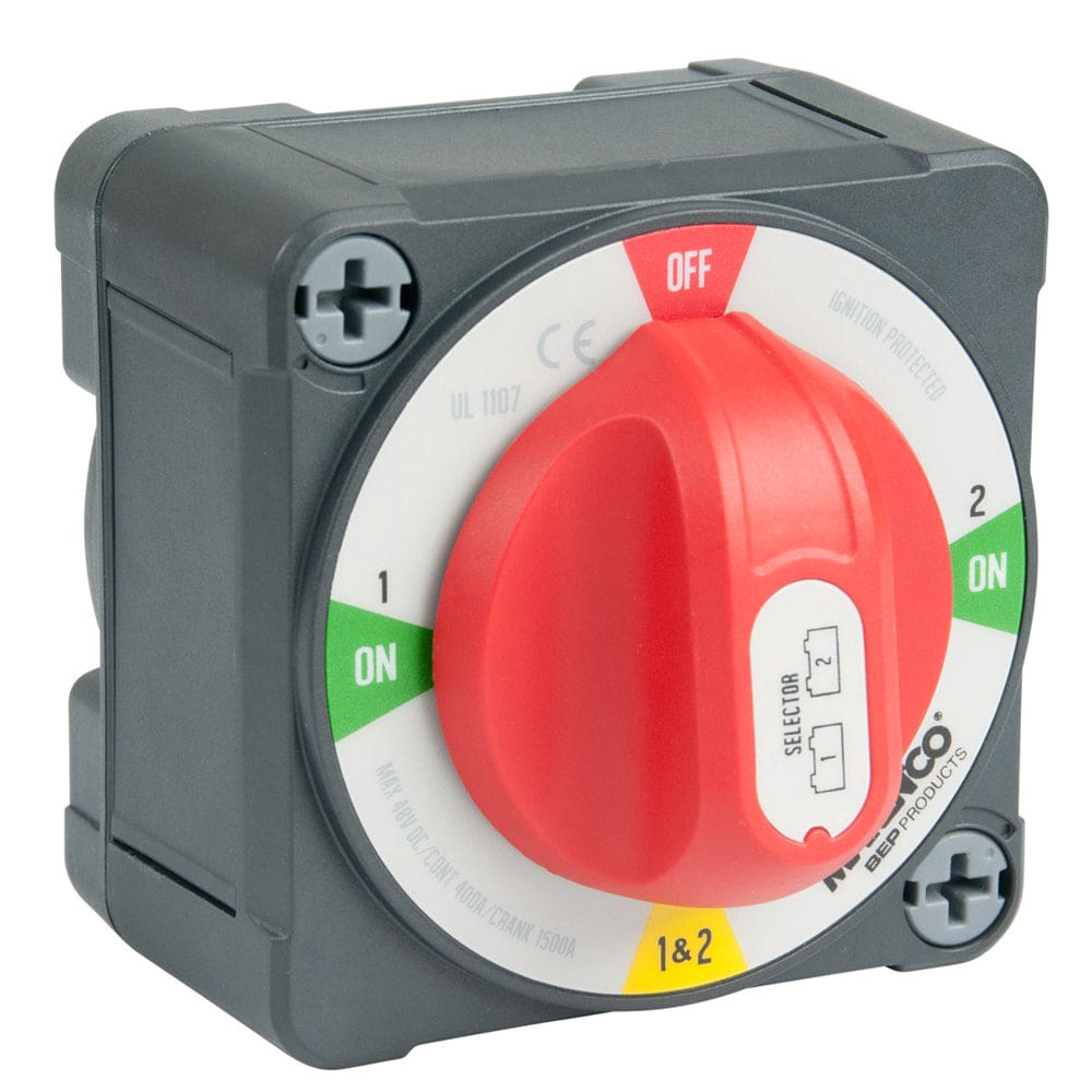 BEP Pro Installer 400A EZ-Mount Battery Selector Switch (1-2-Both-Off) - Electrical | Battery Management - BEP Marine