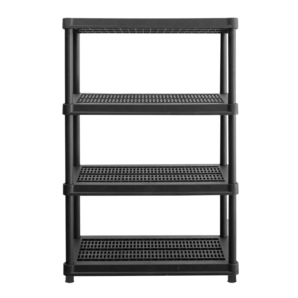 Berkley Jensen 4-Tier 600 lb. Resin Shelves - Home/Home/Storage & Organization/Shelving Systems & Accessories/ - Berkley Jensen