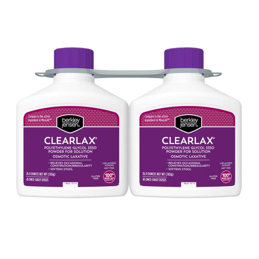 Berkley Jensen ClearLax Powder Laxative 2 pk./29.6 oz. - Berkley Jensen