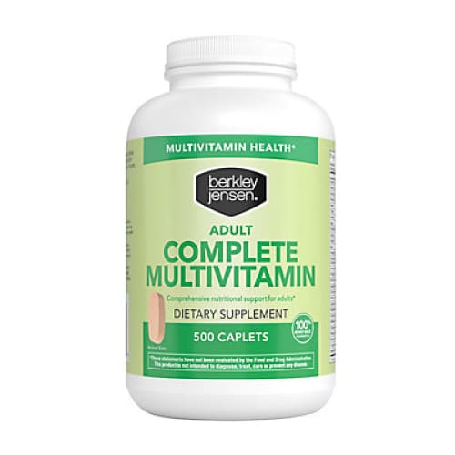 Berkley Jensen Complete Adult Health Multivitamin 500 ct. - Home/Health & Wellness/Berkley Jensen Health & Wellness/ - Berkley Jensen