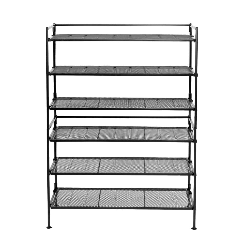 Berkley Jensen Berkley Jensen Heavy Duty 3-Tier Utility and Shoe Rack - Black - Home/Home/Storage & Organization/Shoe Racks & Storage/ -