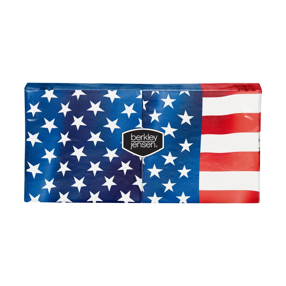 Berkley Jensen Berkley Jensen Stars and Stripes Lunch Napkin 150 ct. - Home/Grocery Household & Pet/Paper & Plastic/Paper Products/Napkins/