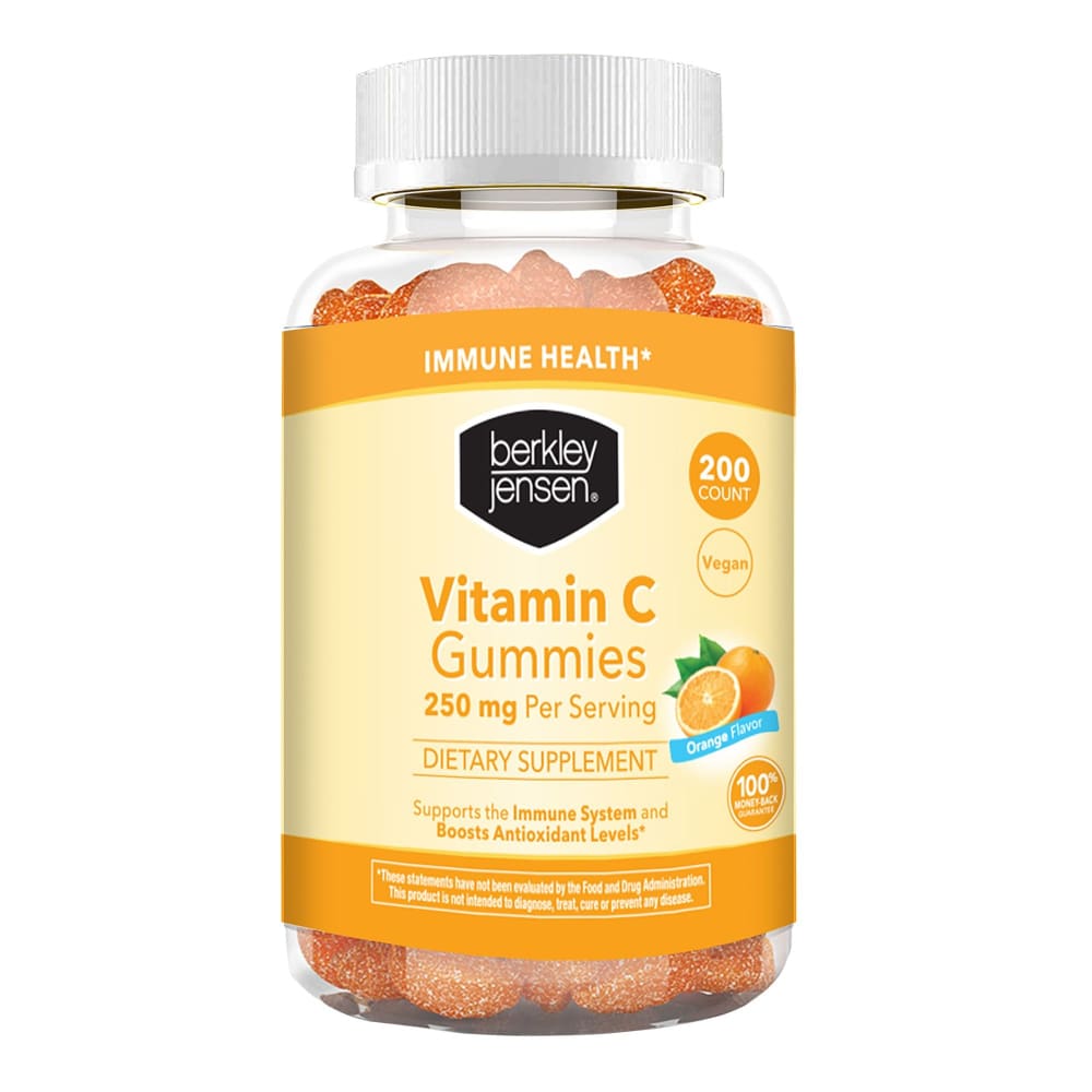 Berkley Jensen Vitamin C Orange Gummy 250 mg./200 ct. - Berkley Jensen