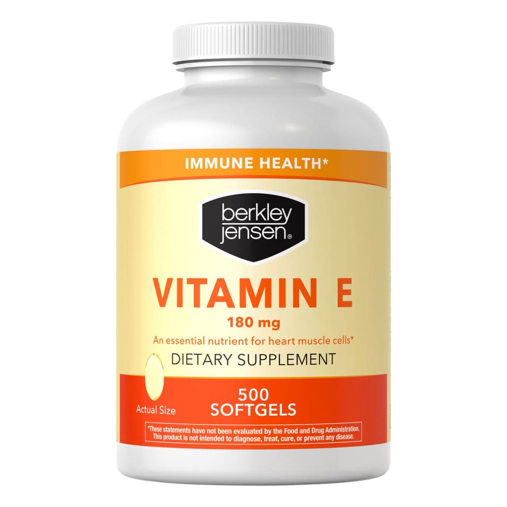 Berkley Jensen Vitamin E 180mg 500 ct. - Berkley Jensen