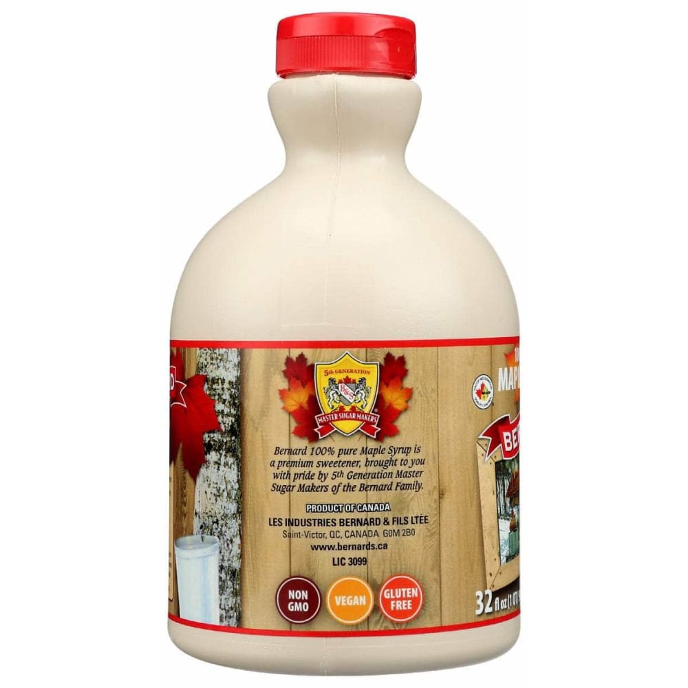 BERNARD Grocery > Breakfast > Breakfast Syrups BERNARD: Dark Pure Maple Syrup, 32 fo