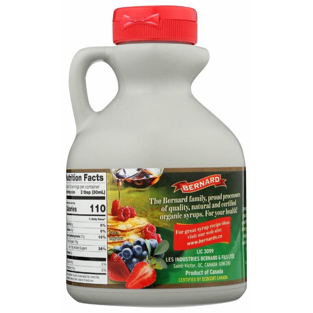 BERNARD Grocery > Breakfast > Breakfast Syrups BERNARD: Organic Pancake Syrup, 16 fo