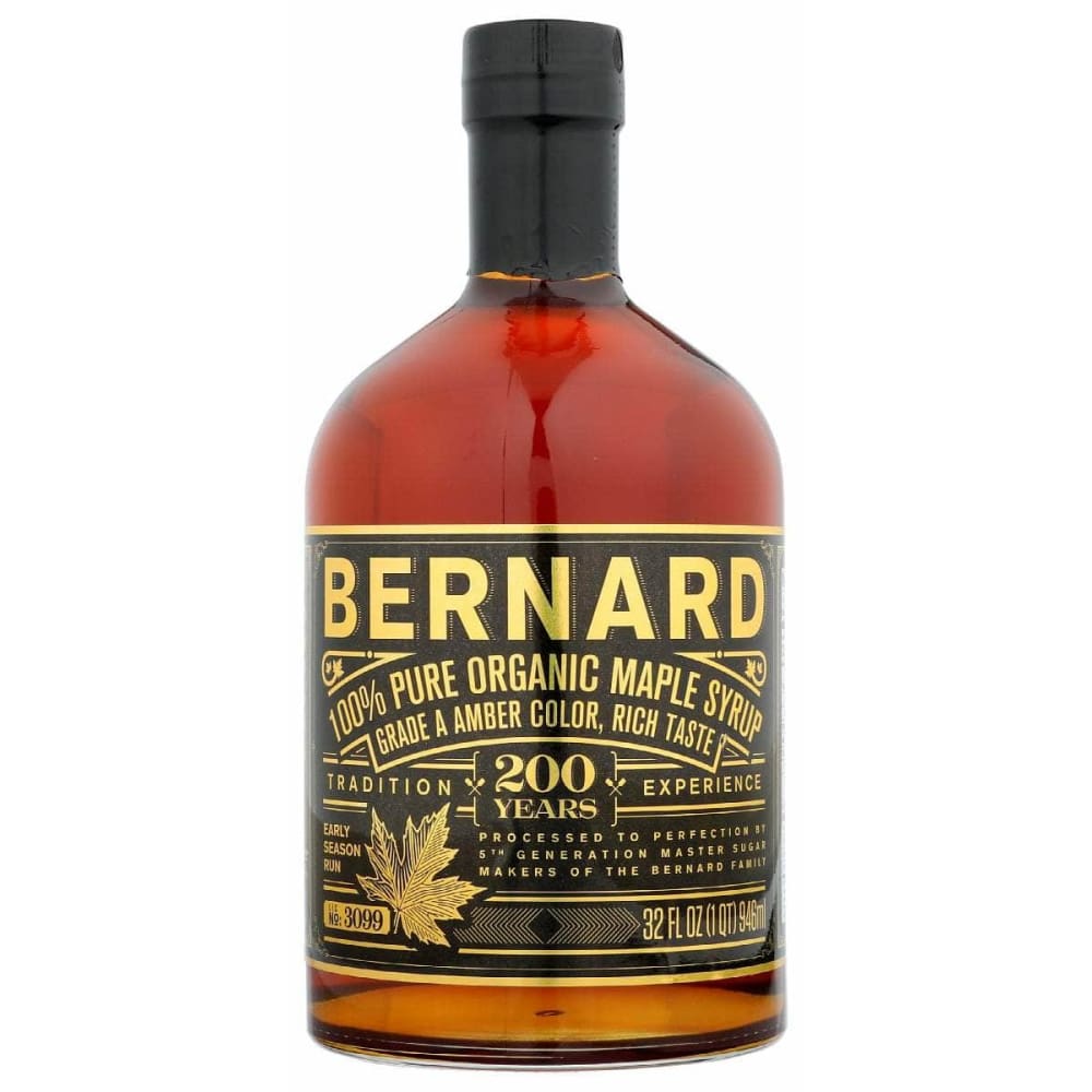 BERNARD Grocery > Breakfast > Breakfast Syrups BERNARD: Pure Organic Maple Syrup, 32 fo