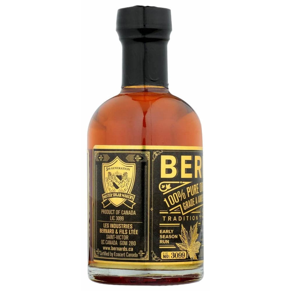 BERNARD Grocery > Breakfast > Breakfast Syrups BERNARD: Pure Organic Maple Syrup, 6.7 fo