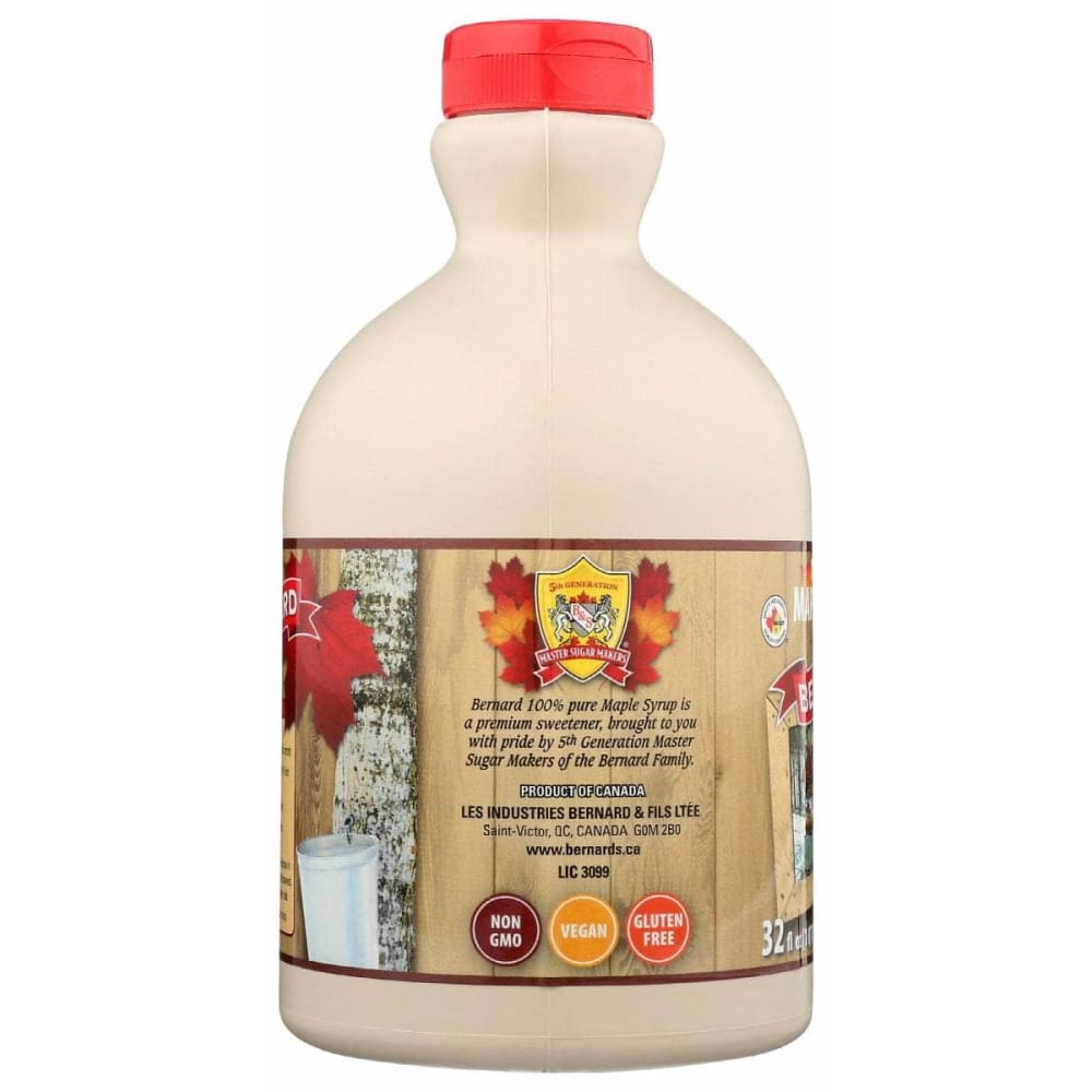 BERNARD Grocery > Breakfast > Breakfast Syrups BERNARD: Very Dark Pure Maple Syrup, 32 fo