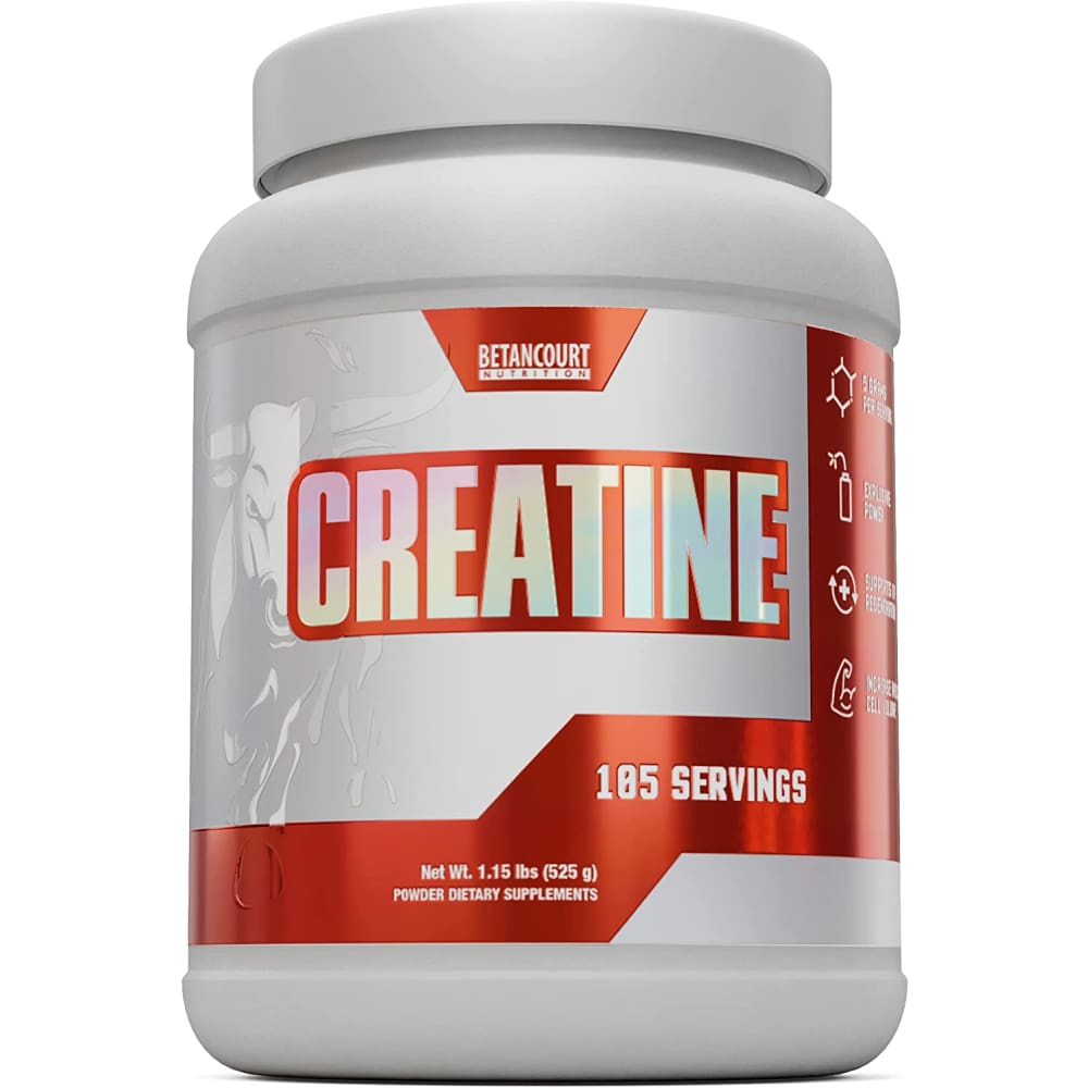 Betancourt Nutrition Creatine Monohydrate Supplement Muscle Building Exercise Recovery Powder 525 Grams (105 Servings) - Betancourt