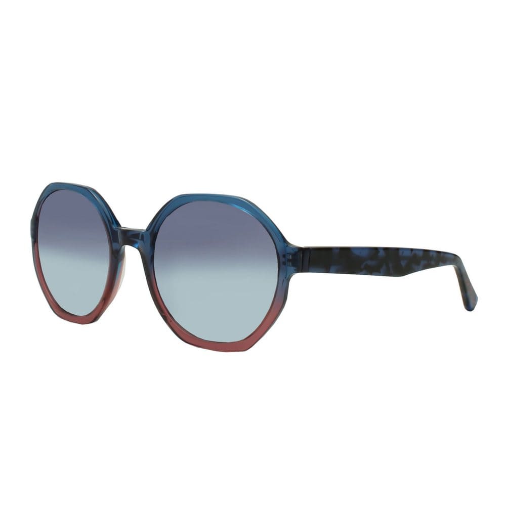 Betsey Johnson Round Sunglasses BS09 Navy - Sunglasses - Betsey