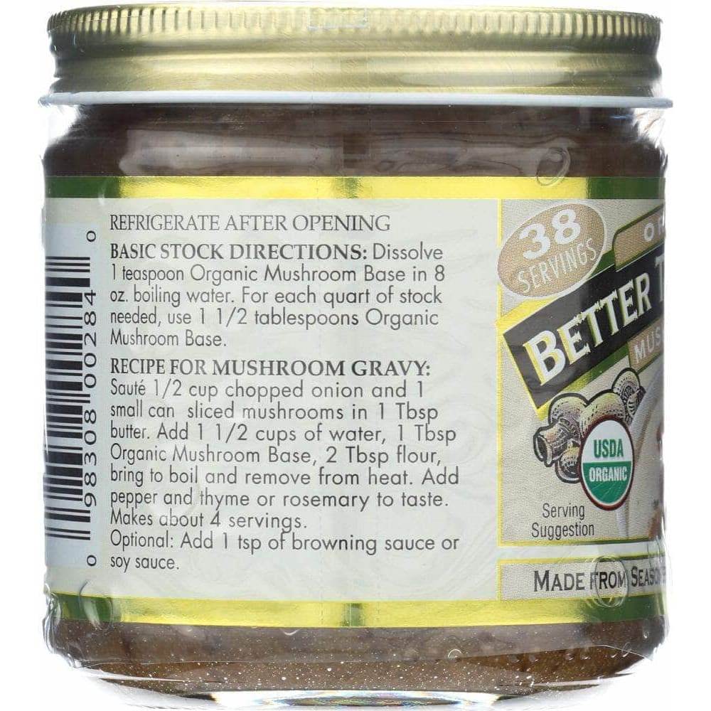 Better Than Bouillon Better Than Bouillon Base Mushroom Organic, 8 oz