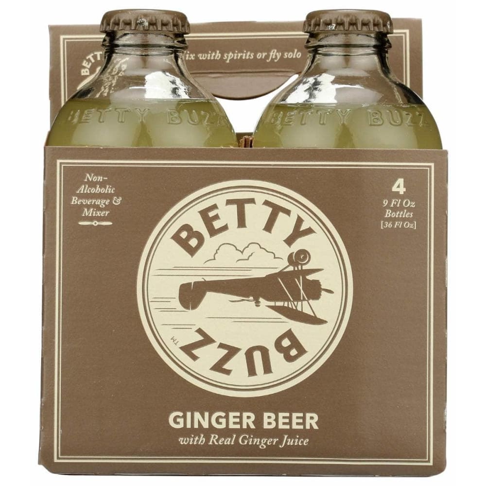 BETTY BUZZ Grocery > Beverages > Drink Mixes BETTY BUZZ Ginger Beer Cocktail Mixer 4 Pack, 36 fo