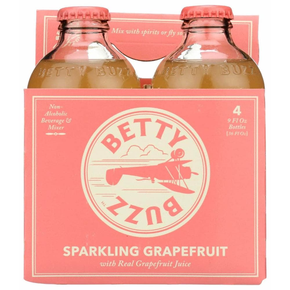 BETTY BUZZ Grocery > Beverages > Drink Mixes BETTY BUZZ Sparkling Grapefruit Cocktail Mixer 4 Pack, 36 fo