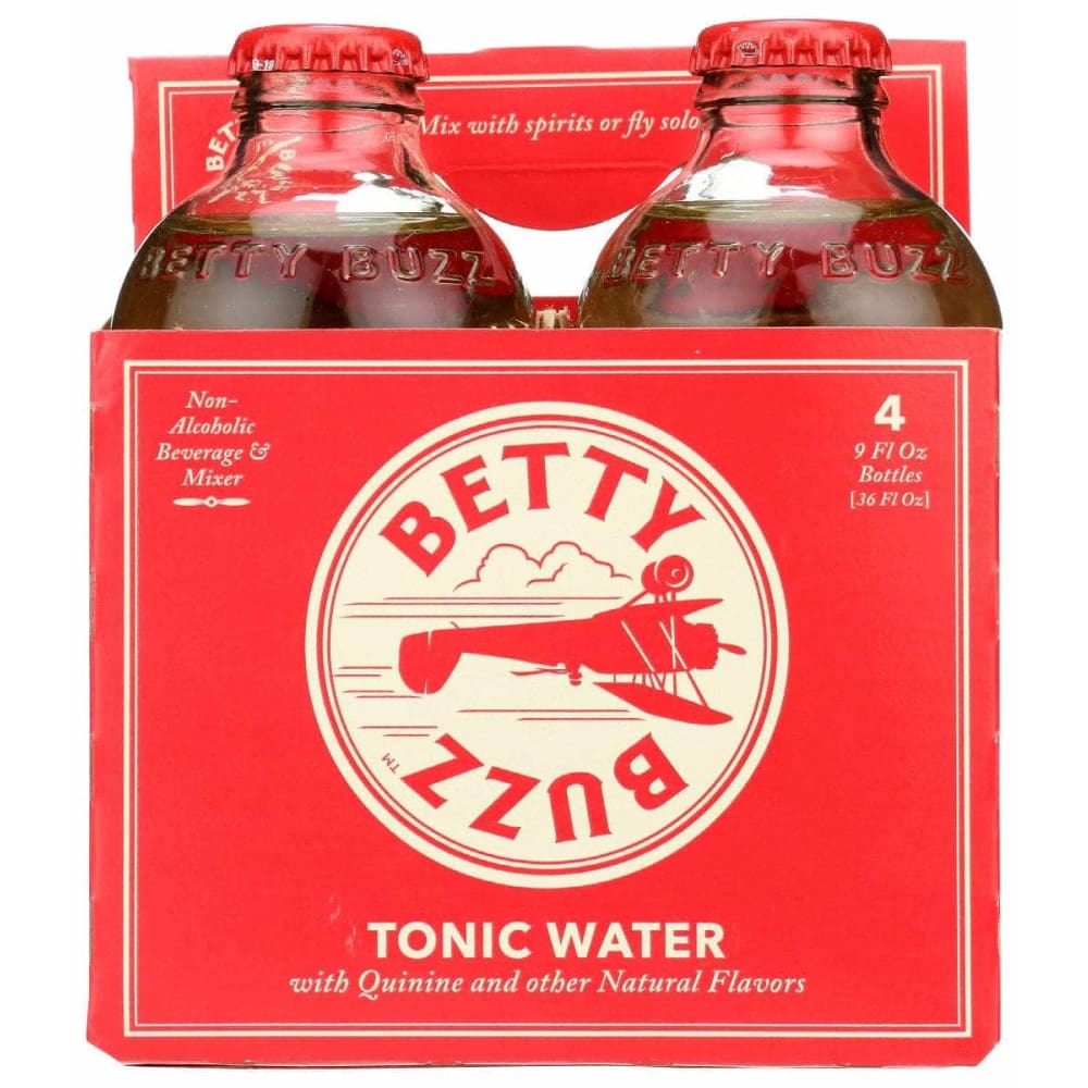 BETTY BUZZ Grocery > Beverages > Drink Mixes BETTY BUZZ Tonic Water Cocktail Mixer 4 Pack, 36 fo