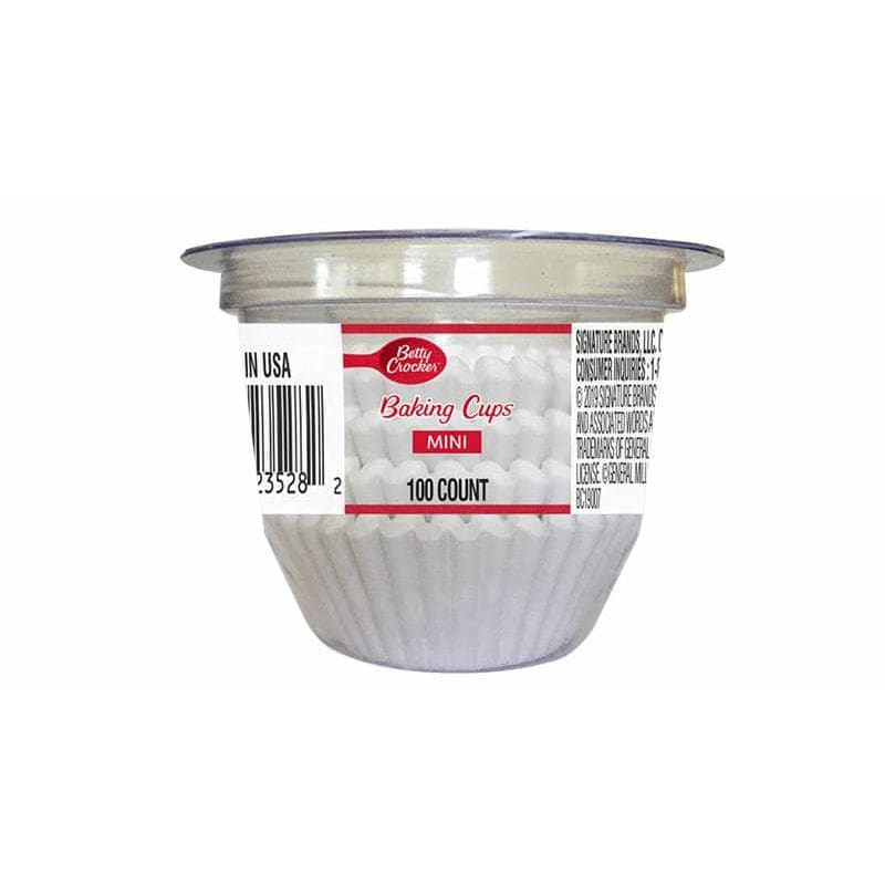 BETTY CROCKER Betty Crocker Liner Cupcake White Mini, 100 Pc