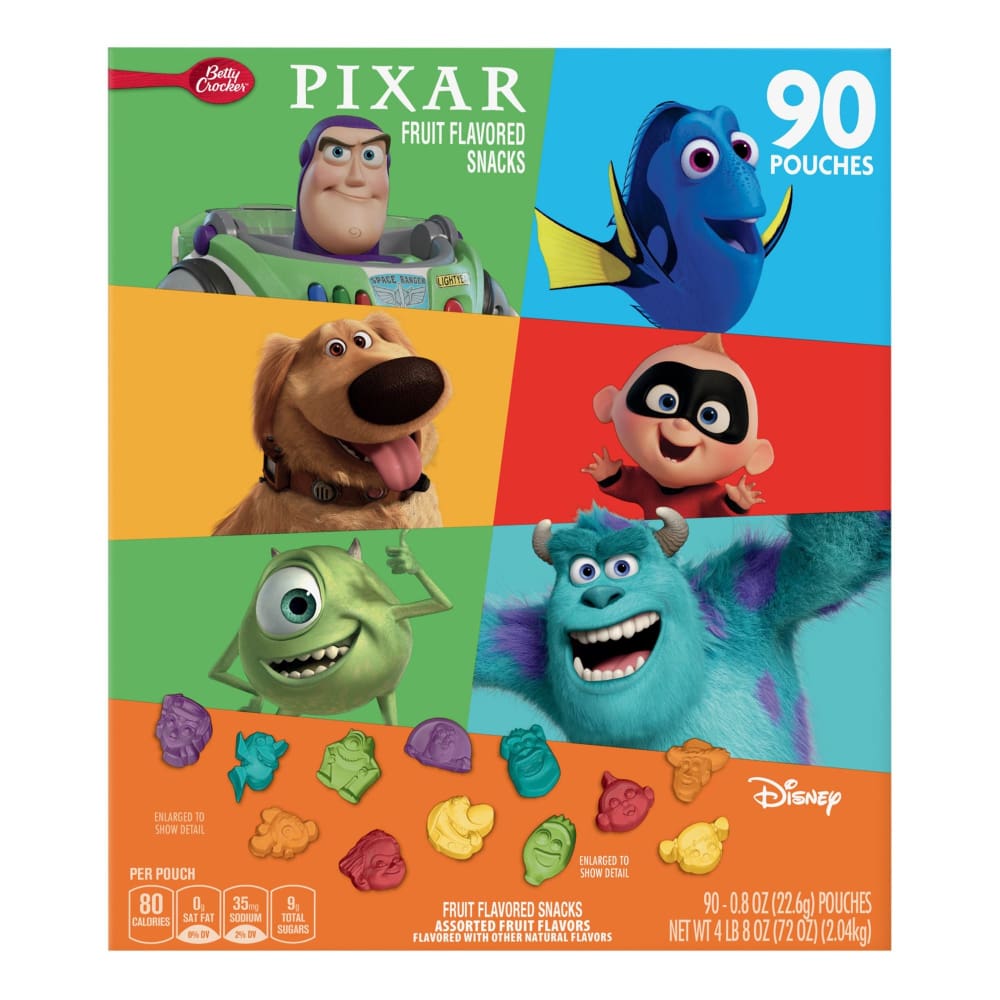 Betty Crocker Pixar Fruit Snacks 90 ct. - Betty Crocker