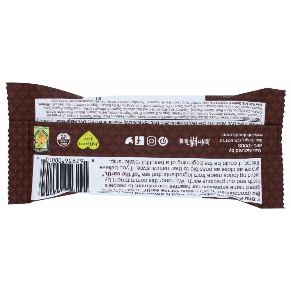 BHU FOODS Bhu Foods Bar Drk Choc Ccnt Almnd, 45 Gm