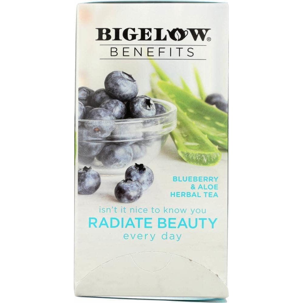 Bigelow Bigelow Benefits Blueberry and Aloe Herbal Tea 18 Bags, 1.31 oz