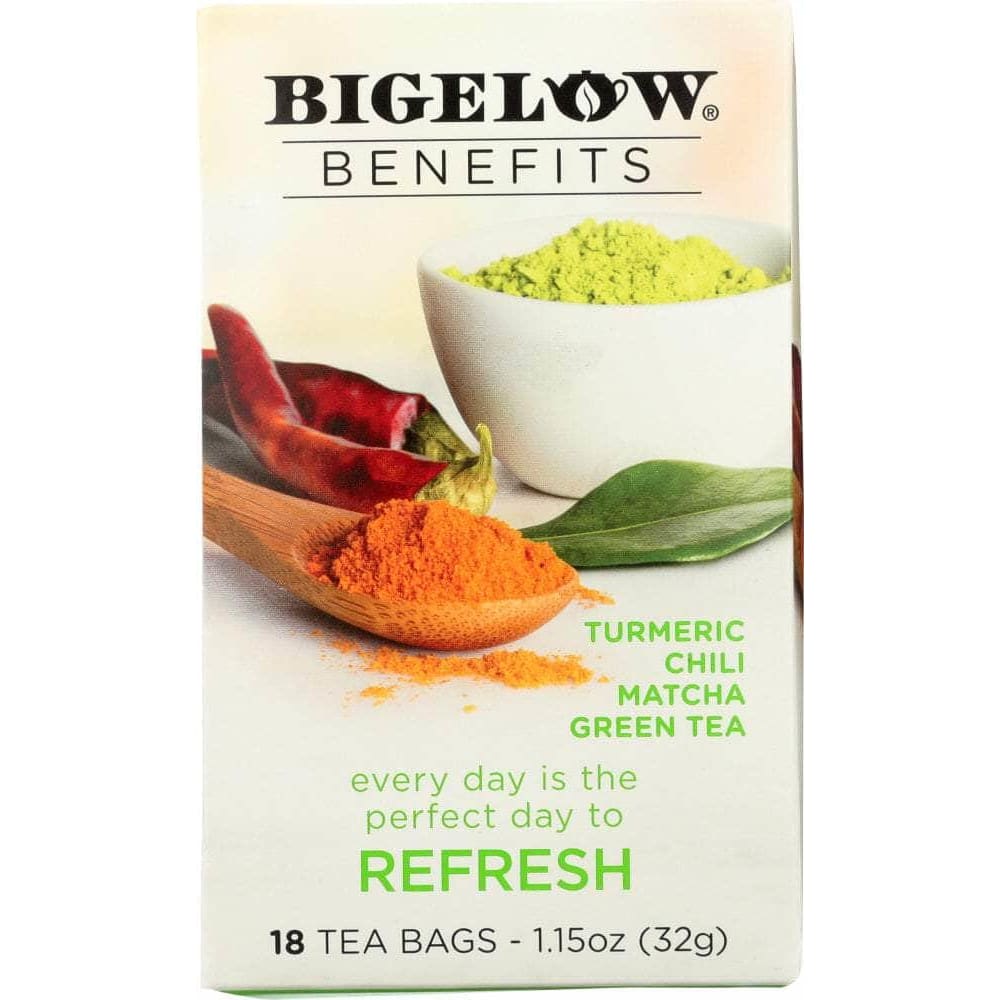 Bigelow Bigelow Benefits Turmeric Chili Matcha Green Tea 18 Bags, 1.15 oz