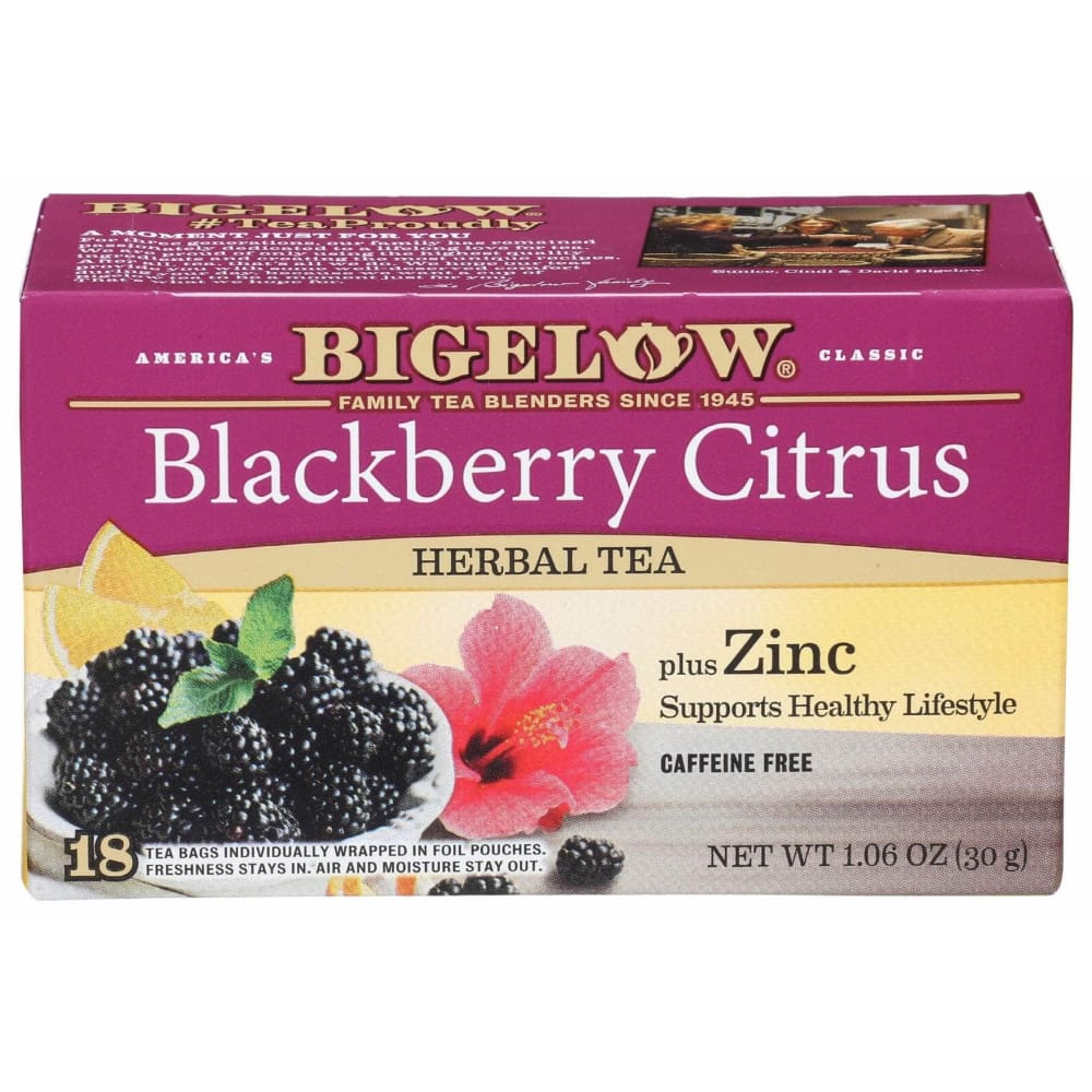 BIGELOW Grocery > Beverages > Coffee, Tea & Hot Cocoa BIGELOW: Blackberry Citrus Tea, 1.06 oz