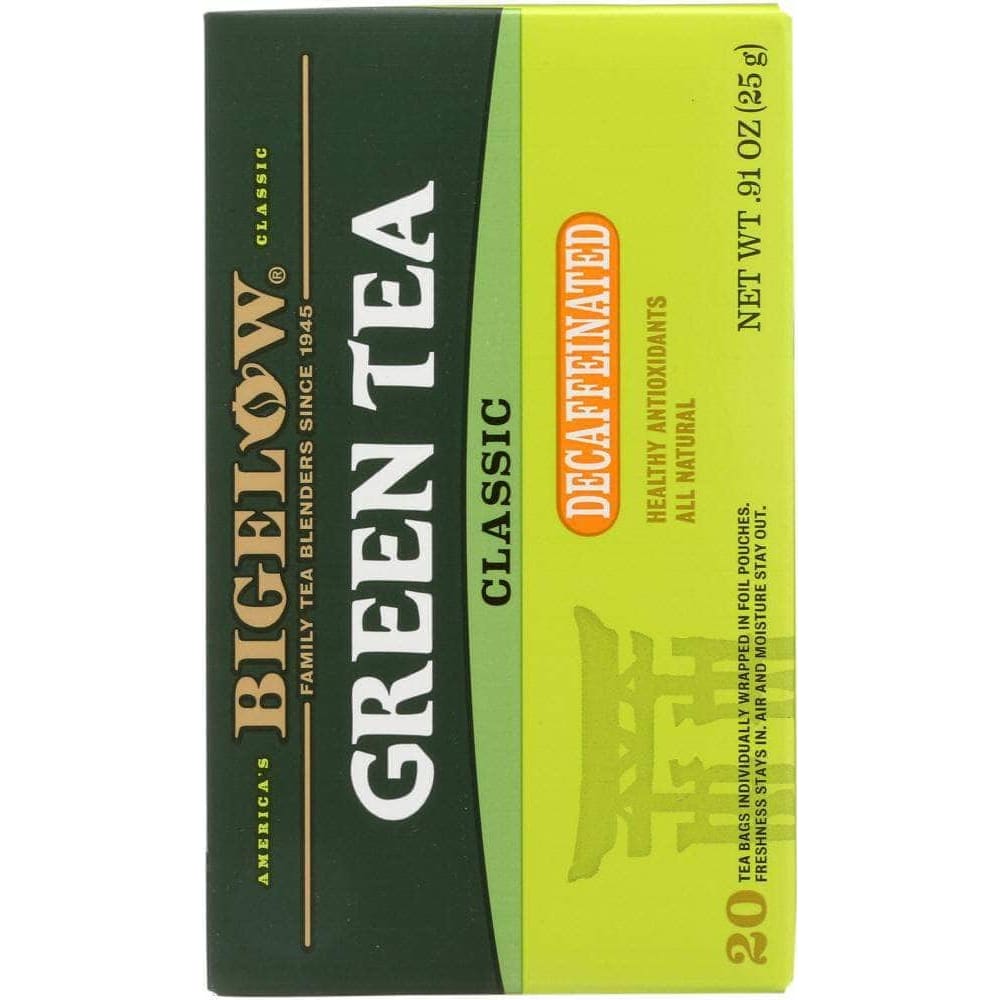 Bigelow Bigelow Green Tea Classic Decaffeinated 20 Tea Bags, 0.91 oz