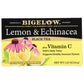 BIGELOW Grocery > Beverages > Coffee, Tea & Hot Cocoa BIGELOW: Lemon Echinacea Black Tea Plus Vitamin C 18 Teabags, 1.23 oz