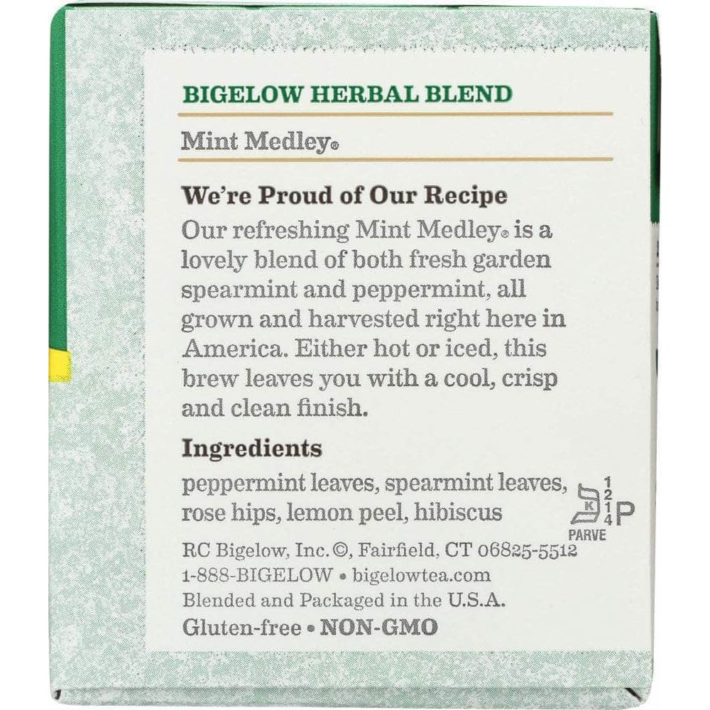 Bigelow Bigelow Mint Medley Herbal Tea 20 Bags, 1.3 oz