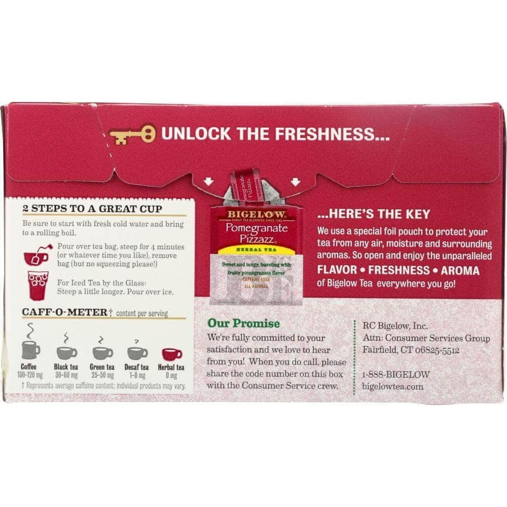 Bigelow Bigelow Pomegranate Pizzazz Herbal Tea 20 Bags, 1.18 oz