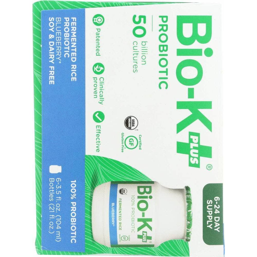 Bio-K+ Bio K Plus Fermented Rice Probiotic Blueberry, 21 oz