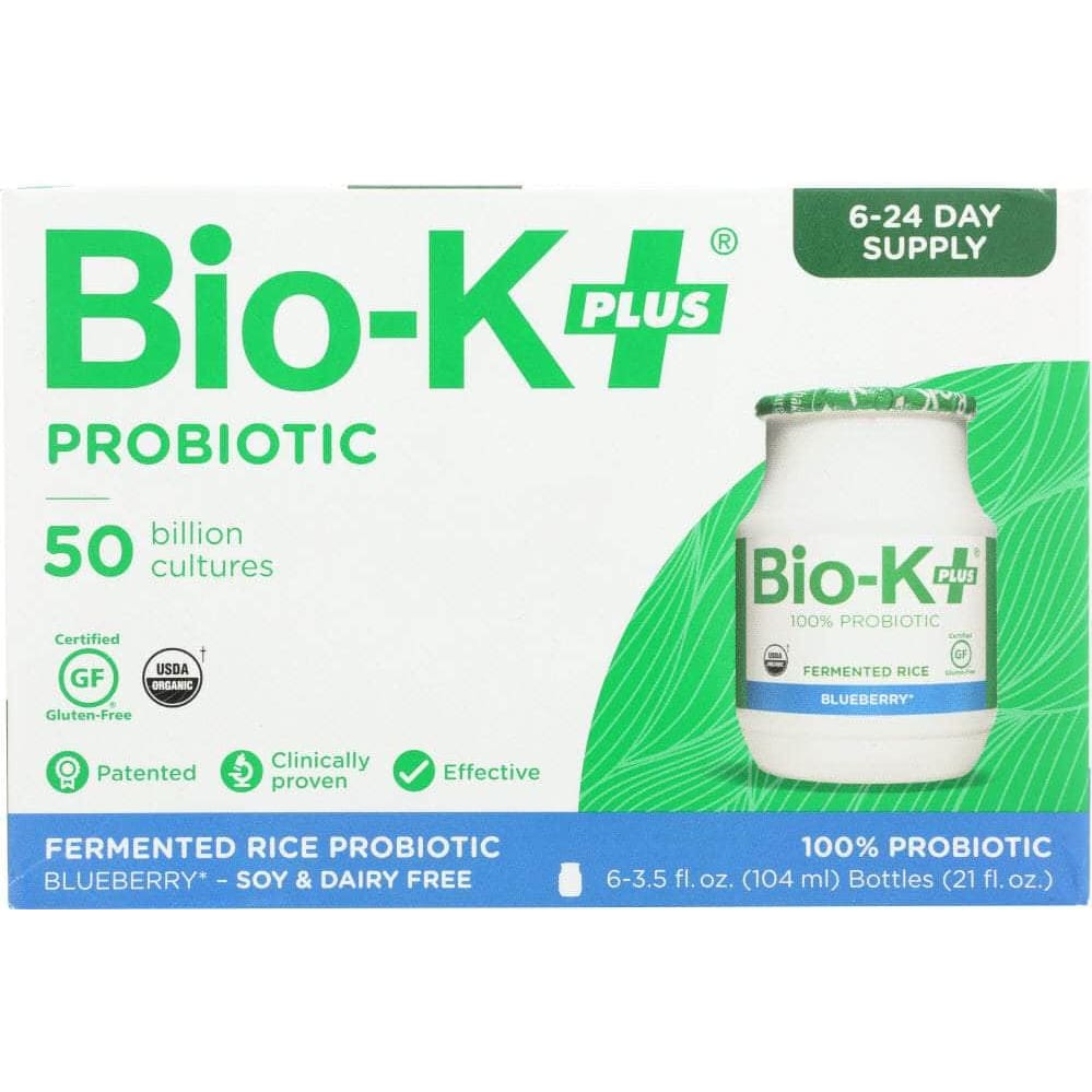 Bio-K+ Bio K Plus Fermented Rice Probiotic Blueberry, 21 oz