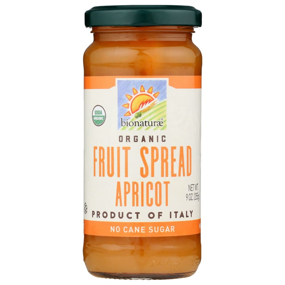 BIONATURAE: Organic Fruit Spread Apricot 9 oz (Pack of 5) - WATER BOTTLES - BIONATURAE