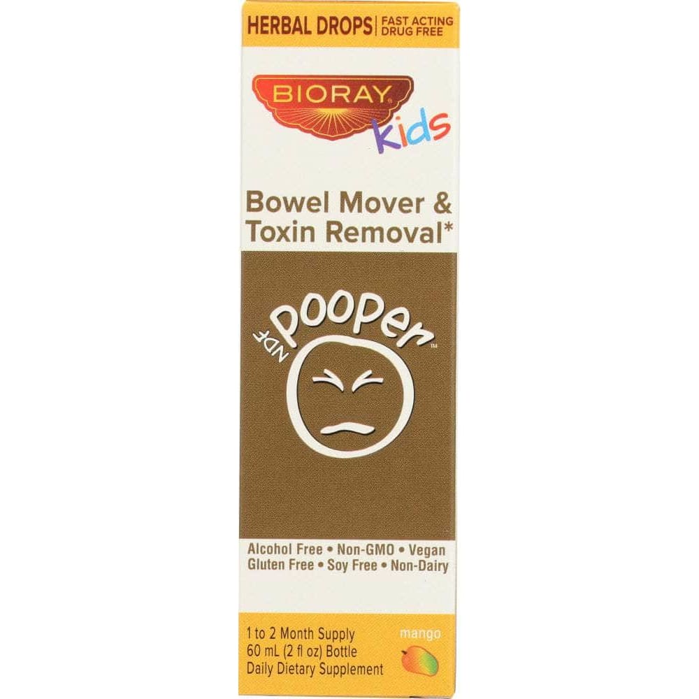 Bioray Bioray Kids NDF Pooper Liquid Herbal Drops, 2 oz